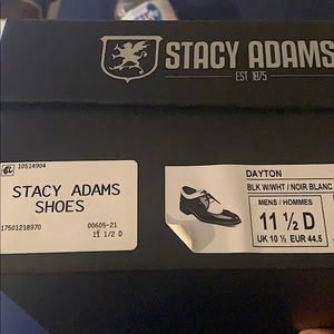 Stacy Adams shoes, Black and White
